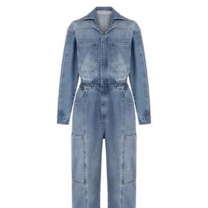 Classic Blue Denim Women's Overalls